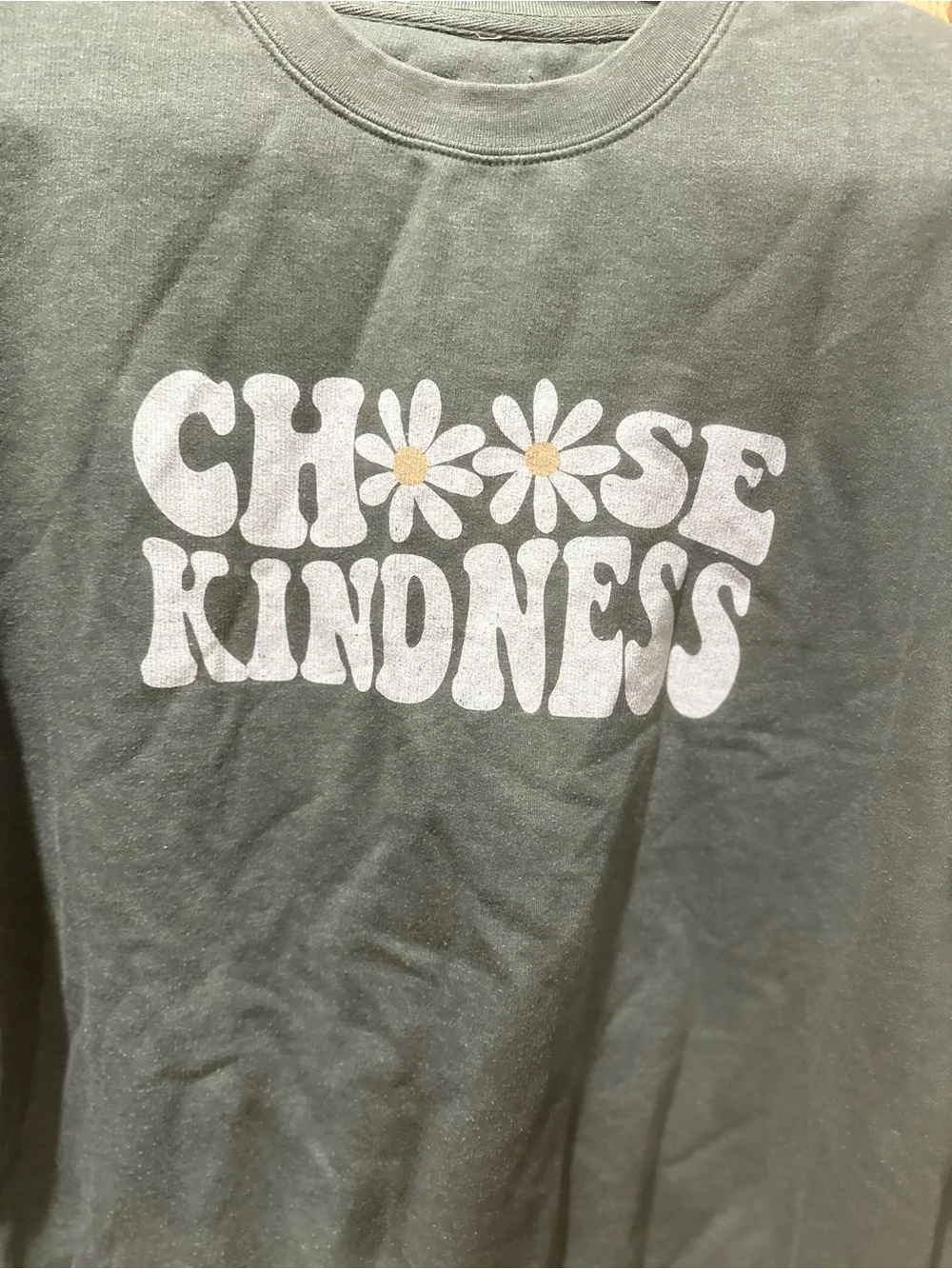 Choose Kindness Women's Crewneck Sweatshirt - Green